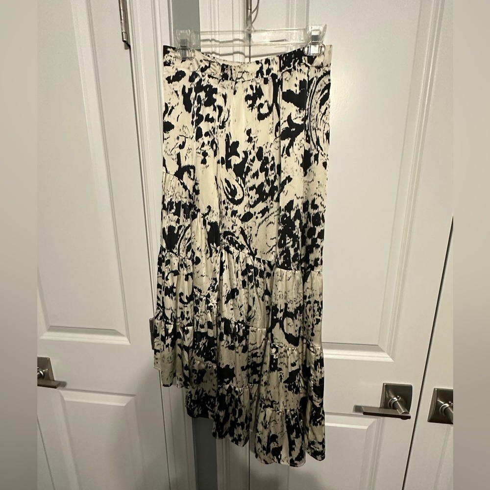 High low flowy skirt